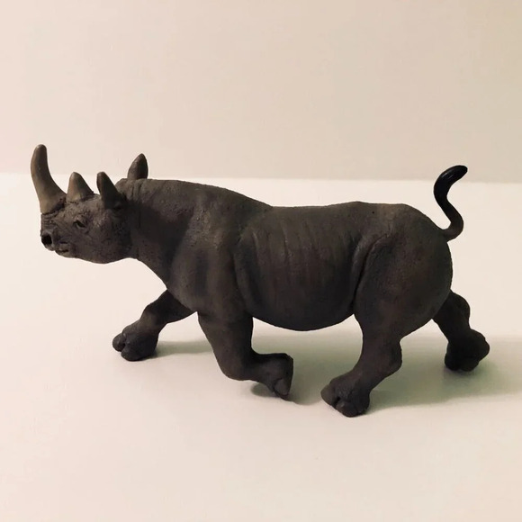 Lot of 3 Assorted Rhino  Rhinoceros Figures Mojo Safari LTD - Picture 3 of 15